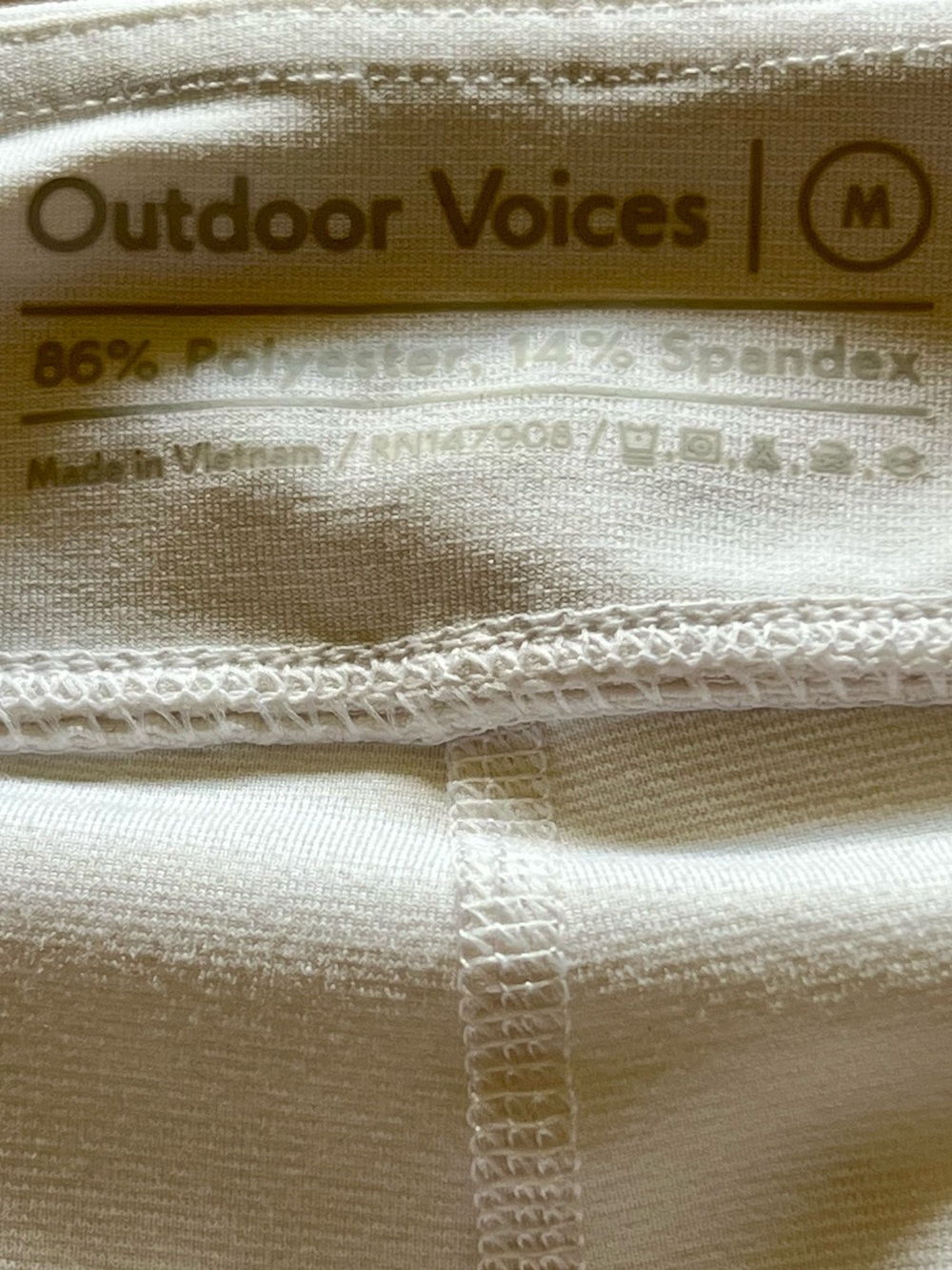 🤍Outdoor Voices White Athletic Skort with Built-In Shorts - Picture 6 of 6
